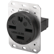 2 PK Hubbell HBL8430A 30A 250V 3-Phase 4-Wire Receptacle, New in Box - $3,293.77 MXN