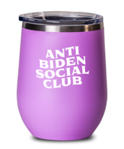 Jo Biden Wine Glass Anti Biden Social Club Pink-WG  - £21.19 GBP