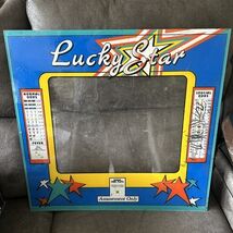 Lucky Star Arcade Cabinet Game Plastic Frame 1980s Vintage Casino Man Cave - $85.11