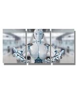3 pcs AI Machine Learning Robot Human Touch Canvas Wall Art 36x16 - $406.35 MXN 3 pcs AI Machine Learning Robot Human Touch Canvas Wall Art 36x16 - $406.35 MXN