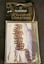 Guinness Beer Coasters Official Merchandise 20 Assorted Made Ireland Cod... - £19.83 GBP
