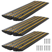 VEVOR Car Driveway Rubber Curb Ramp, 33069 lbs Load Capacity, 2.6 in Bri... - $279.40 CAD