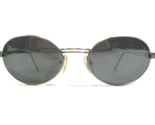 Benetton Formula Sunglasses B.F. 1 004-40S Gray Round Frames with Blue L... - $74.86