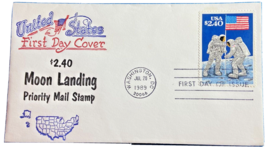 Scott #2419 $2.40 Priority Mail Moon Landing Anniversary Artopages FDC - £2.78 GBP