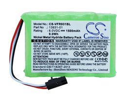 Cameron Sino Replacement Battery Ni-MH 6.00V 1500mAh / 9.0Wh Compatible With Ver - £13.14 GBP