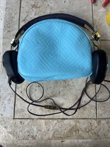 Skullcandy Knockout headphones wired Teal Blue With Case Working Tested - $73.76