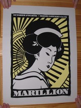 Marillion Poster Silkscreen Signed Numbered Oct 4 Odeon - £140.58 GBP