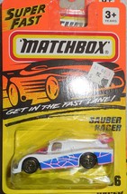 1994 Matchbox Super Fast &quot;Sauber Racer&quot; #66 Mint On Card - £3.14 GBP