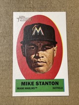2012 Topps Heritage Mike Giancarlo Stanton Sticker Marlins - £4.40 GBP