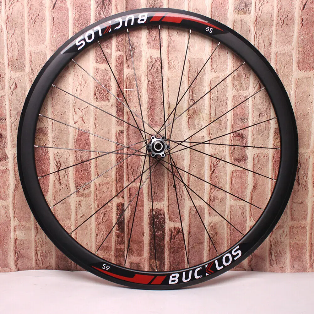 BUCKLOS Bicycle wheelset 700c Road Bike Wheelset V ke Rim Center Lock wheels fit - $380.39