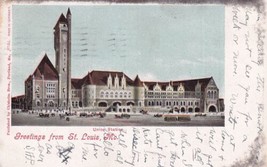 Union Station St.  Louis Missouri MO 1911 Fulton UDB Postcard D35 - £2.39 GBP