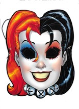 Harley Quinn cardstock mask 2015 Diamond Distributors DC Comics - £12.56 GBP