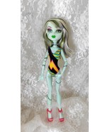 2008 Mattel Monster High Frankie Stein 10" Doll with Bathing Suit and Pink Heels - $8.59