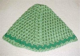 Hand Crochet Hat/Cap (Green) NEW - £7.47 GBP