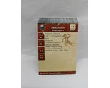 Lot Of (30) Dungeons And Dragons Underdark Miniatures Game Stat Cards - $48.10