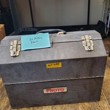 Proto Folding Cantilever Toolbox with Craftsman Tools LOT 688 - £232.77 GBP