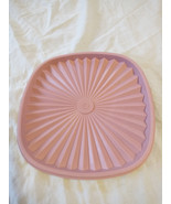 Vintage Tupperware®  Pink Servalier 8&quot; Square Storage Lid  #837-6 - £13.14 GBP