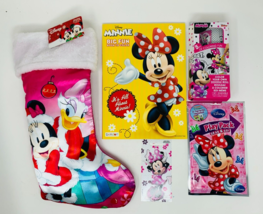 Minnie Mouse Christmas Stocking Bundle 6 Piece Set - £12.43 GBP