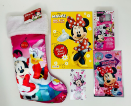 Minnie Mouse Christmas Stocking Bundle 6 Piece Set - £12.61 GBP