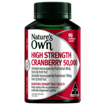 Nature&#39;s Own High Strength Cranberry 50,000mg for Women&#39;s Health 90 Capsules - £88.73 GBP