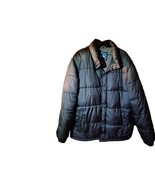 Old Navy Men&#39;s Puffer Jacket XL Black Heavy Coat Full Zip Warm Winter EUC - $46.75 CAD