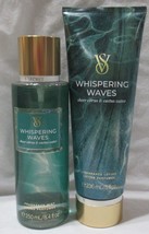 Victoria&#39;s Secret Fragrance Mist &amp; Lotion Set Lot Of 2 Whispering Waves - £27.60 GBP