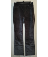 NEW WOMENS DG2 Diane Gilman GRAY MOLESKIN/ SUEDE PULL ON PANT W/ POCKETS... - $47.80 CAD