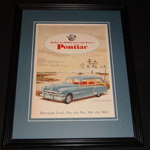 1951 Pontiac Framed 11x14 ORIGINAL Vintage Advertisement - $49.49