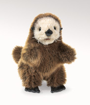 Baby Sea Otter Puppet - Folkmanis (2960) - £15.81 GBP