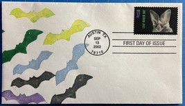 U.S. #3662 37¢ Leaf-nosed Bat FDC / First Day Cover (Gary) Hudeck Cachet... - $3.29
