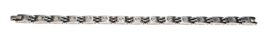 Vintage Mens Stainless Steel Box Chain Link Bracelet SHR Hallmark 8.75&quot;L x .25&quot;W - £13.86 GBP