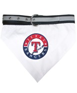 MLB Bandana Texas Rangers Dog Bandana Reflective &amp; Adjustable Dog Collar... - £11.95 GBP