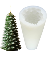 3D Christmas Tree Candle Mold, Silicone Candle Molds, Xmas Pine Tree Mol... - £15.06 GBP