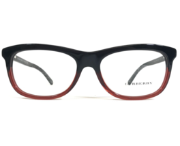 Burberry Eyeglasses Frames B 2163 3467 Black Red Cat Eye Square 55-17-140 - £87.81 GBP