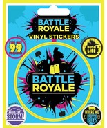 Battle Royale Gaming Vinyl Sticker Sheet of 5 Individual Stickers - £1.95 GBP
