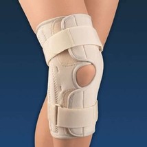 FLA Soft Form Wrap-Around Stabilizing Knee Support Beige X-Small - £18.75 GBP