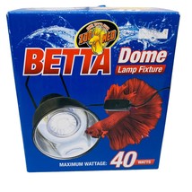 Zoo Med Betta Fish Dome Lamp Fixture 40 watts for aquarium tank - £19.35 GBP