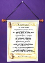 A Step Mother - Personalized Wall Hanging (238-2) - $19.99