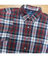 Polo Ralph Lauren Mens Large Blaire Plaid S/S Button-Down Shirt Cotton R... - $409.53 MXN