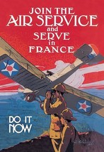 Join the Air Service and Serve in France 20 x 30 Poster - £20.34 GBP