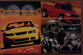 2003 Ford Mustang SVT Cobra &amp; F-150 Fact Sales Sheets Brochures - £18.68 GBP