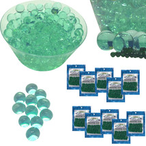 Water Beads Teal Green Water Marbles for Plants Vase Fillers Wedding Decoration - £6.35 GBP+