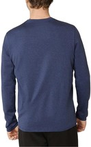 Eddie Bauer Men&#39;s Crewneck Long Sleeve Active T-Shirt, Blue, S - £17.40 GBP