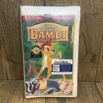 Bambi: 55th Anniversary Walt Disney&#39;s Masterpiece (VHS, Limited Edition) - £6.70 GBP
