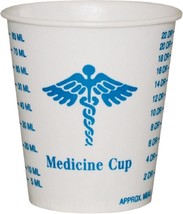 Solo Foodservice R3-43107 Medicine Design Wax Coated Paper Graduated Cup... - $27.99