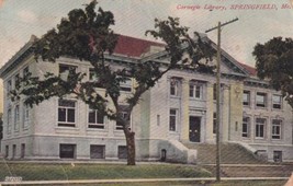 Carnegie Library Springfield Missouri MO Postcard D46 - £2.38 GBP