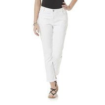 Route 66 Womens Skinny Capri Jeans Pants White Size 33 NWT - $11.89