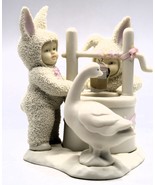 Dept 56 Snowbunnies Springtime Stories &quot;Wishing You A Happy Easter&quot; Wish... - $739.38 MXN