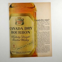 Vtg Canada Dry Bourbon Whiskey Morton Pellets Water Softener Print Ad - $13.37