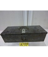 Antique Steel Box 20&quot; x 8&quot; x 5&quot; - $58.00